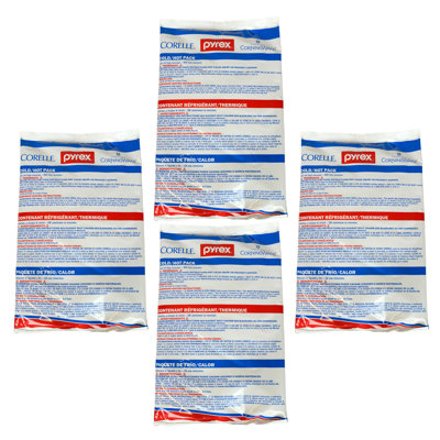 Pyrex 1122295 Large Cold/Hot Pack (4-Pack)