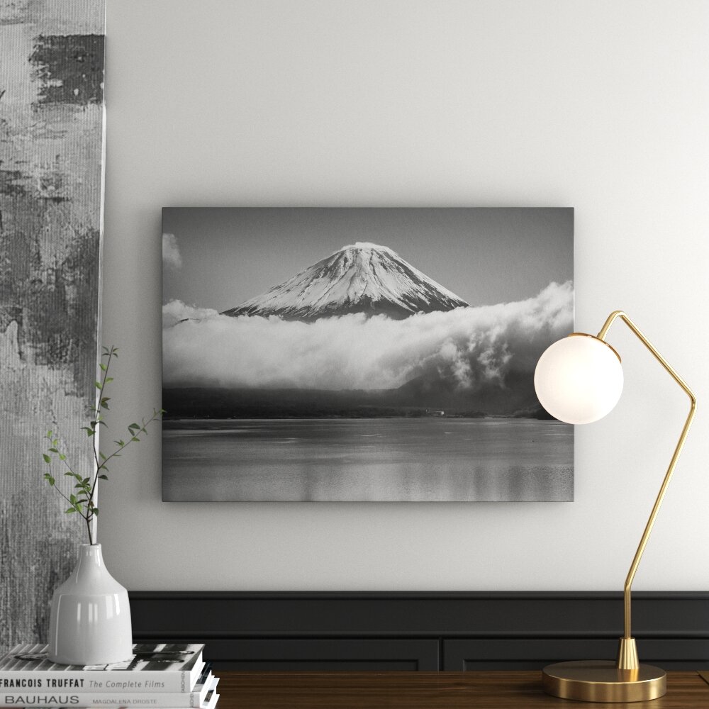 Leinwandbild „Berg Fuji im Winter in Japan“, Fotodruck