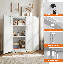 Armoire de rangement en métal, organisateur de rangement de garage avec portes verrouillables et tablettes réglables pour le bureau de l'atelier-1098326419