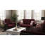 Rembourré avec grand rangement - Microfibre noire et bourgogne Disponible en