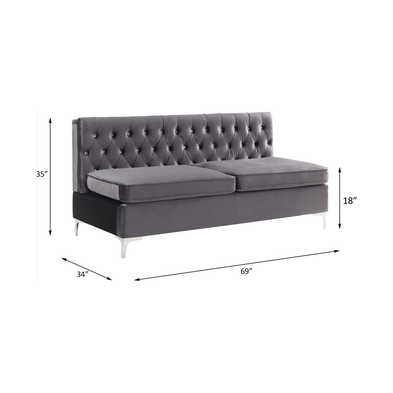 Ber Upholstered 34'' Sofa