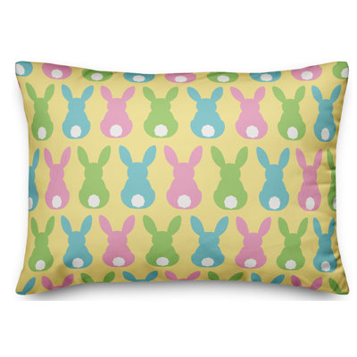 Hippity Hoppity Throw Pillow