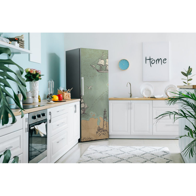 Nautical & Beach Door Decal