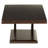Almeta 48" W Rectangular Solid and Manufactured Wood Coffee Table with Cross Legs-2126262434