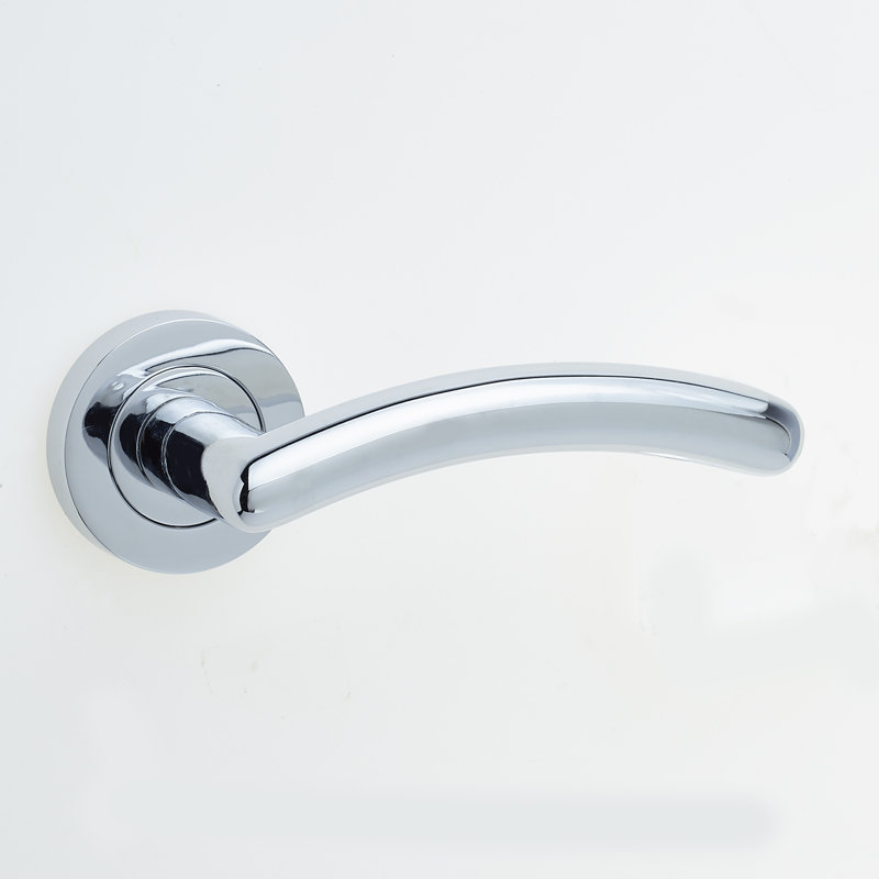 Mailand Passage Door Handle, Polished Chrome