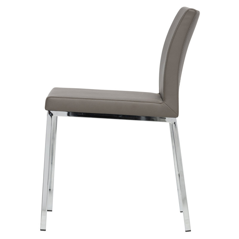 Kunze Jersey Upholstered Dining Chair, Charcoal
