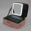 Trousse de maquillage avec miroir, lumières et séparateurs réglables-938676150