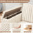 137" Faux Rabbit Fur Sectional Sofa With Ottoman-741824589