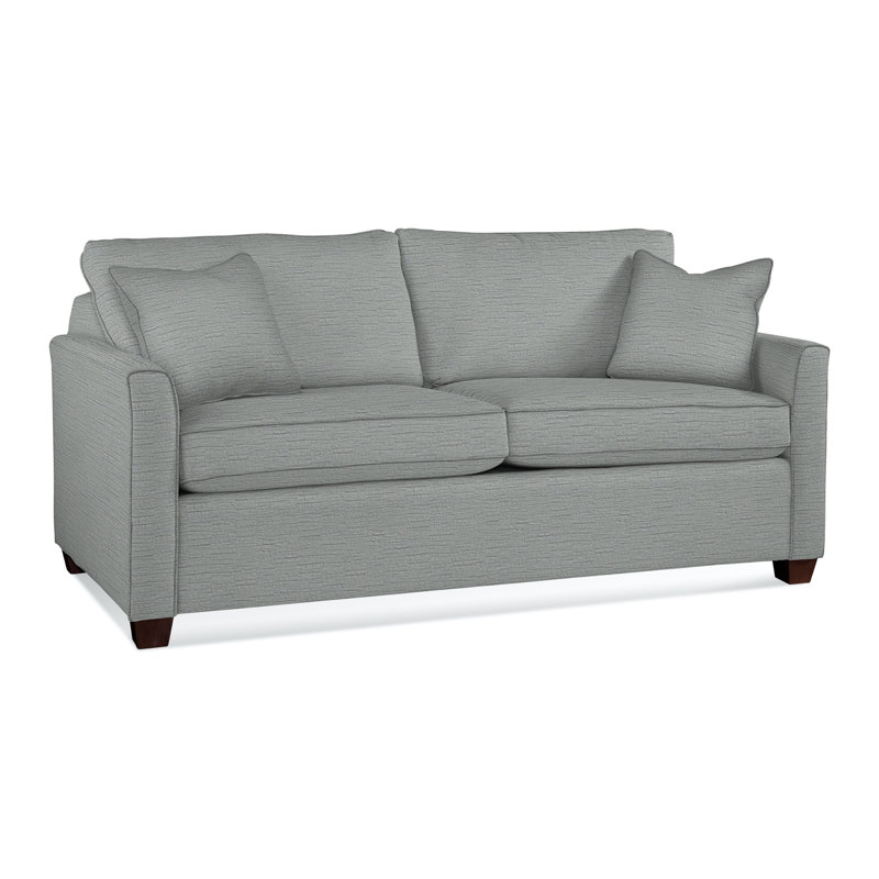 Charleston 77" Sleeper Sofa , Eggshell Polyester Blend, Innerspring, Java