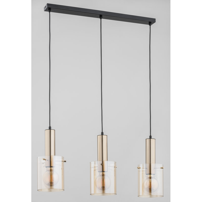 Coquelourde 3 - Light Kitchen Island Pendant, Gold