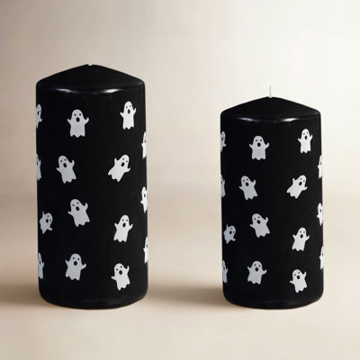 Ghost Pillar Candle Set