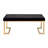 Bench With C Metal Material Base