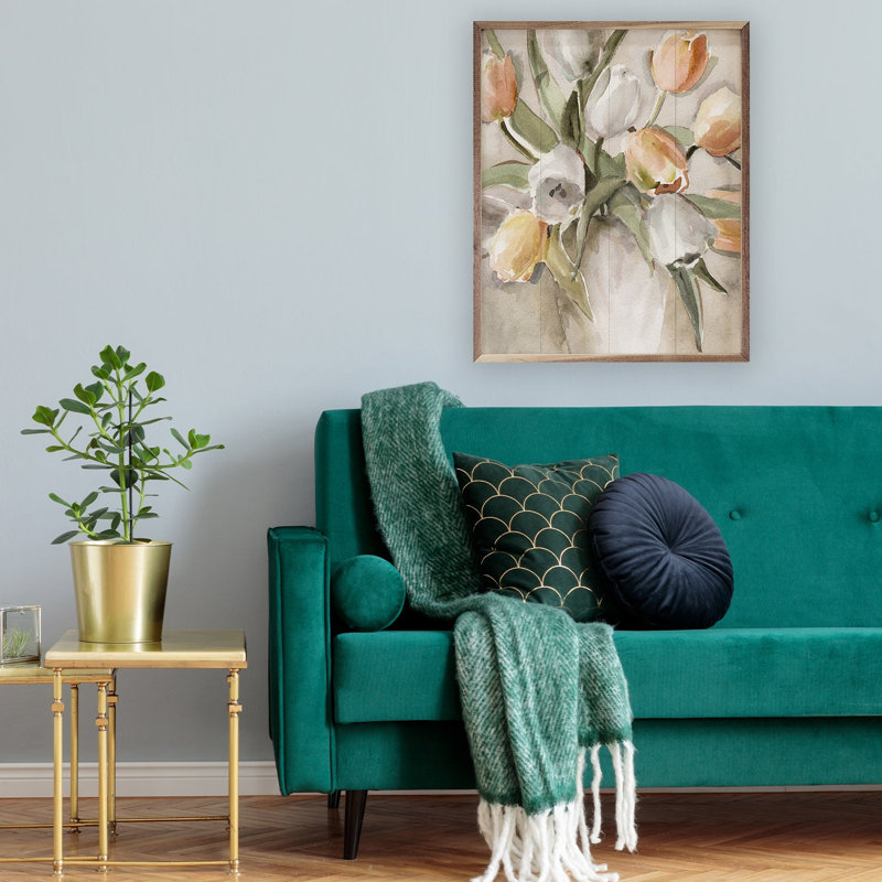 Tomorrow's Tulips II By Carol Robinson, H 20 po x l 16 po