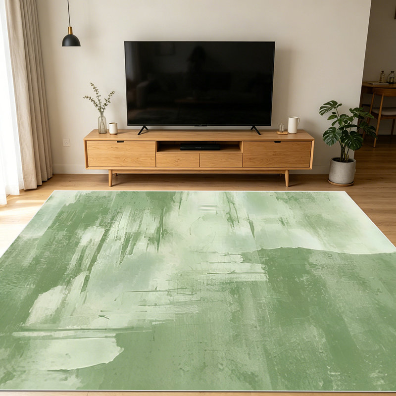 1PC Neutral Vintage Distressed Persian Floral Farmhouse area rugs for Living Room, Soft and Comfortable, Suitable for all seasons, easy-to-maintain, machine washable Indoor floor mat, Under Table Farmhouse suitable for dining room, bedroom.