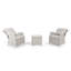 Canica Reclining 2 Seat Rattan Bistro Set