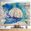 «Jellyfish Watercolor», reproduction d'art sur toile abstraite-35222323-34274001
