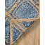 Tapis bleu tressé à la main Gleason-114265811