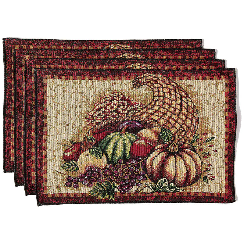 Marcelino Polyester Food & Drink Rectangle Placemat