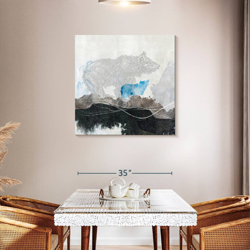 Crowle Grizzly Bear, 36" H x 36" W