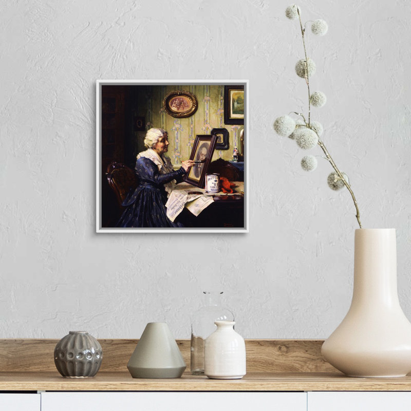 «My Favorite», impression sur toile, H 14 po x l 14 po x P 1,75 po, Cadre flottant blanc