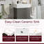 Meuble-lavabo 21,6 po avec lavabo en céramique-1289800605