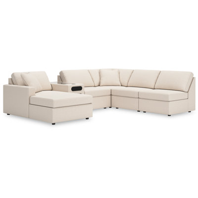 Canapé modulaire 6 pièces avec méridienne Modmax