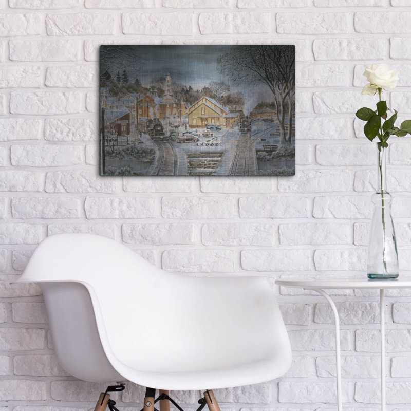 «The Homecoming» par Stanton Manolakas, August Grove®, art mural en métal, 36 po x 24 po, H 16 po x l 24 po