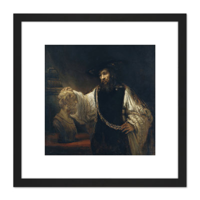 Rembrandt Aristotle With A Bust Of Homer - Single Picture Frame Painting