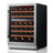 24“ 52 Bottle Dual Zone Wine Refrigerator Built-in/Freestanding Wine Cooler