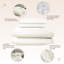Draps 100% coton biologique pour lit simple TG - Draps certifiés biologiques GOTS avec une densité de tissage de 500 fils et un tissage en satin de coton confortable pour chaque lavage - ensemble de luxe 3 pièces (naturel, simple TG)-217642044-252166253
