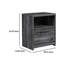 Table de chevet 20,91 po Bays