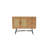 Aramantha Modern Console Table with Metal Legs, Brown, 47.2 x 35.4 x 15.7 inches | 100% Melamine Coated Chipboard, Durable Design | Scandinavian Style, Perfect for Entryway or Living Room, Supports Up to 33.1 lbs