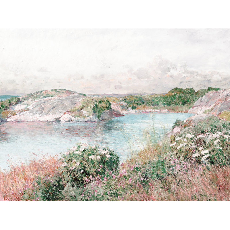 «Spring Lake on Canvas» par impression à lettres et doublée, H 8 po x l 12 po x P 1,25 po