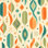 Rouleau de papier peint pelez et collez amovible de style Mid-Century orange sarcelle Idéal pour l 17,7 po x H 118 po