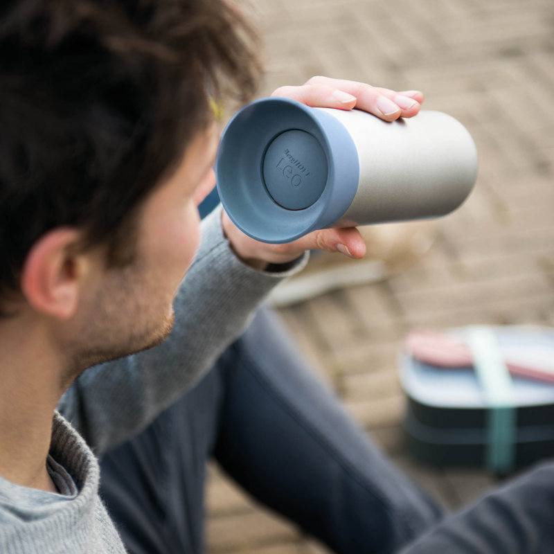Ensemble de grandes tasses isothermes de voyage BergHOFF Leo 3 pièces