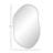Larobert Stainless Steel Novelty Wall Mirror