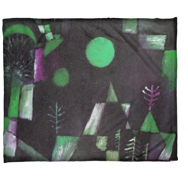 Sewn Throw Blanket, Green