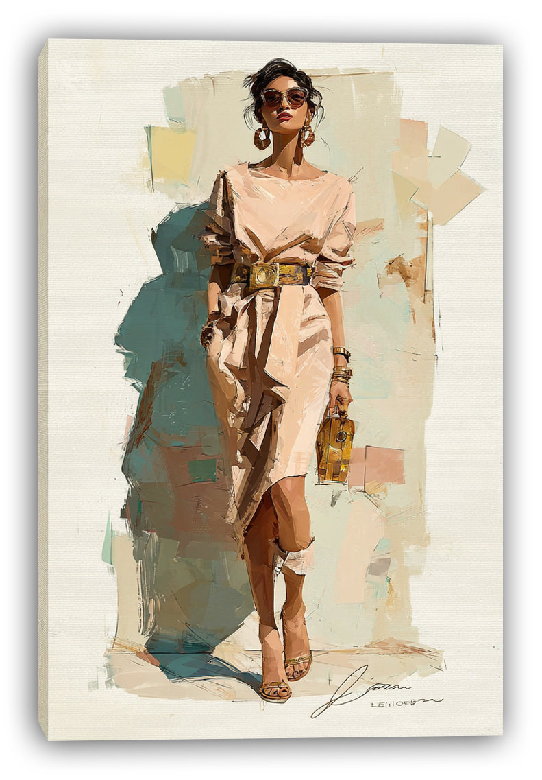 Mercer41 Urban Chic Wrapped Canvas Wall Art | Wayfair