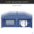 Pop Up Canopy Tent With 4 Sidewalls, Heavy Duty Tents For Parties, Outdoor Instant Gazebo With Carry Bag, For Outdoor, Garden, Patio-111463255