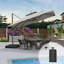 Parasol en porte-à-faux carré en tissu de 10 pi avec base contrepoids Kristy Kristy-1654155540