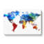 Abstract Map of the World - Wrapped Canvas-55306600