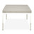 Penthouse Extendable Rectangular Dining Table - Ash Gray