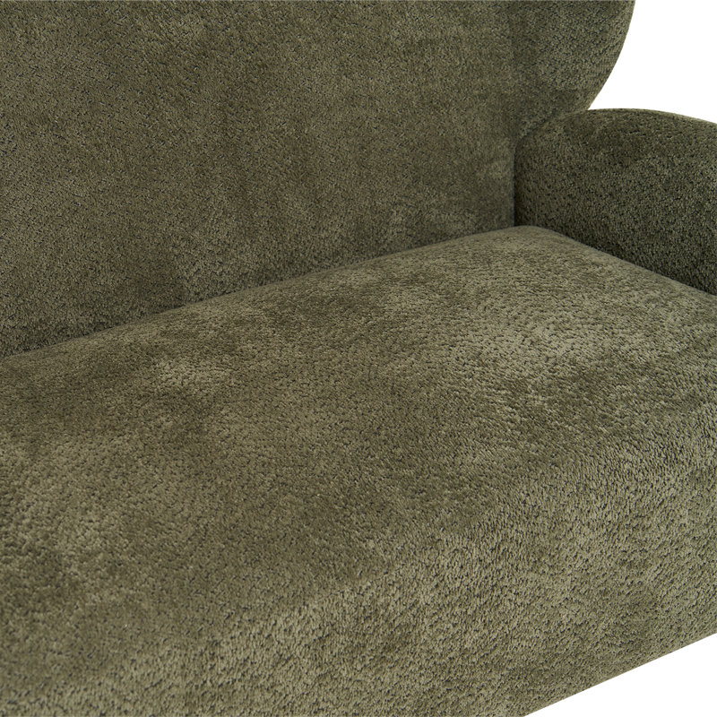 Canapé pour causeuse pour petits espaces 58 po Aria, Olivegreen
