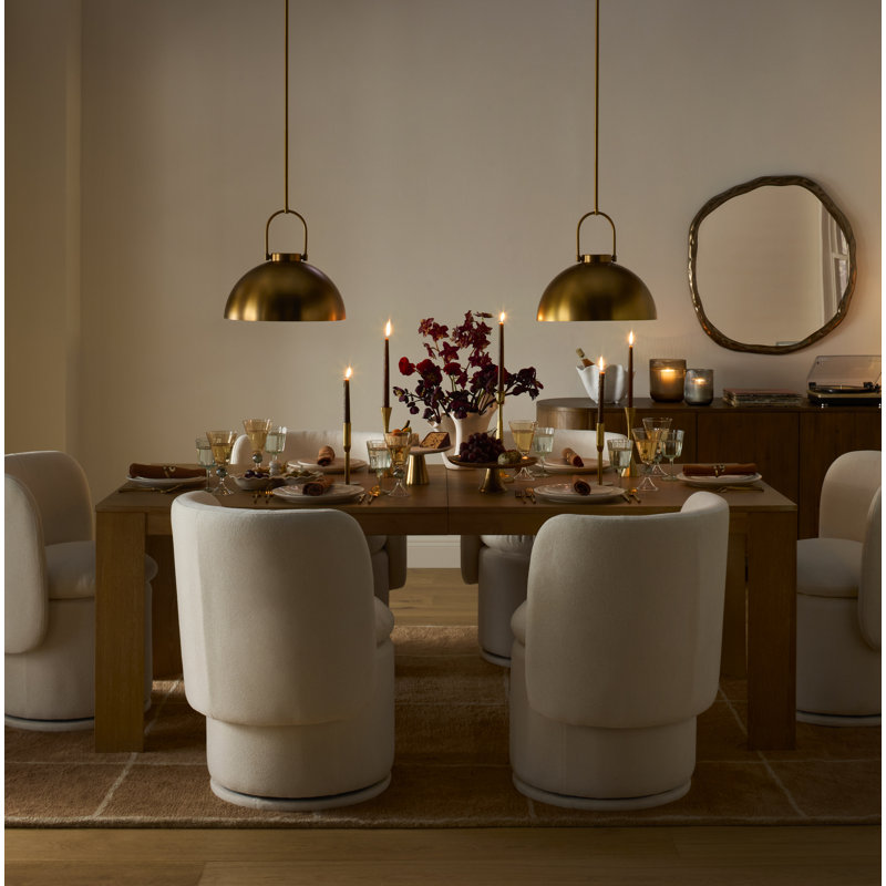Aluminum Tabletop Candlestick, Gold