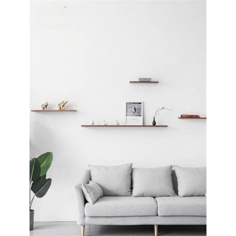 Kahaleel Wood Floating Shelf, 0.79" H x 19.69" W x 7.87" D