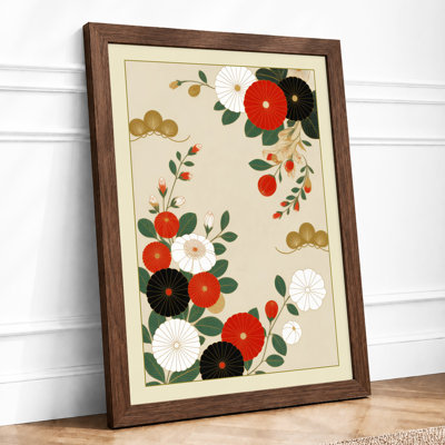 Scattered Blooms Botanical - Framed Print