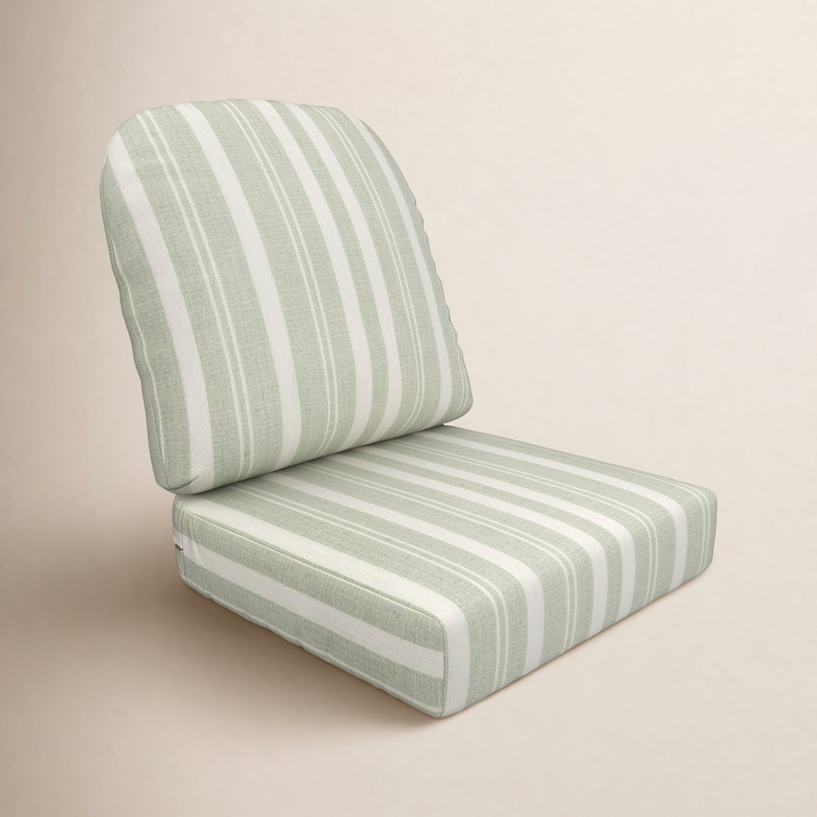Amala 22" Sunbrella® Seat and Back Cushion, Sunbrella Tranquil Sage