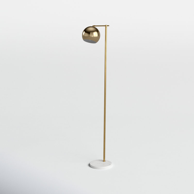 Martinique 63'' Task Floor Lamp, Brass
