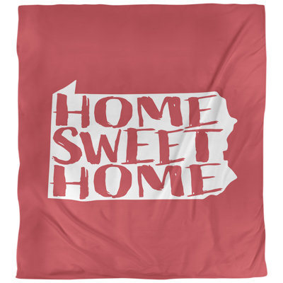 Housse de couette simple réversible Home Sweet Pennsylvania
