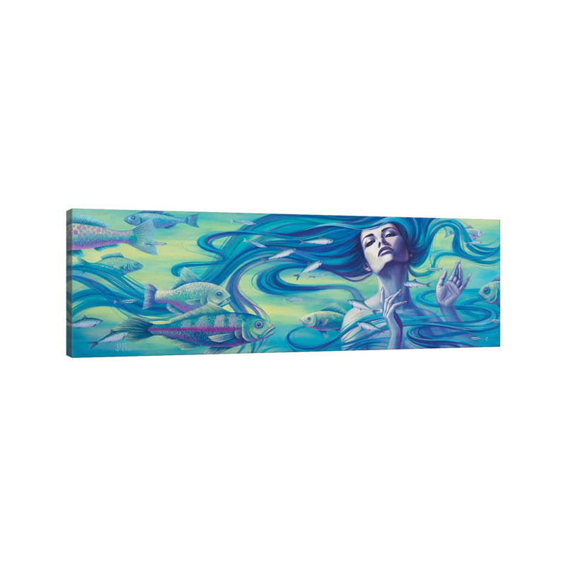 Aquatic III by Vasilisa Romanenko - Wrapped Canvas Panoramic Gallery-Wrapped Canvas Giclée